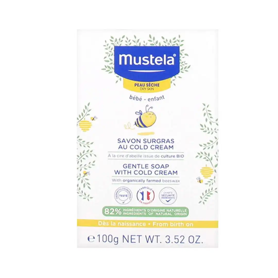 Mustela Gentle Soap With Cold Cream 100Gm Mustela Gentle Soap With Cold Cream 100Gm