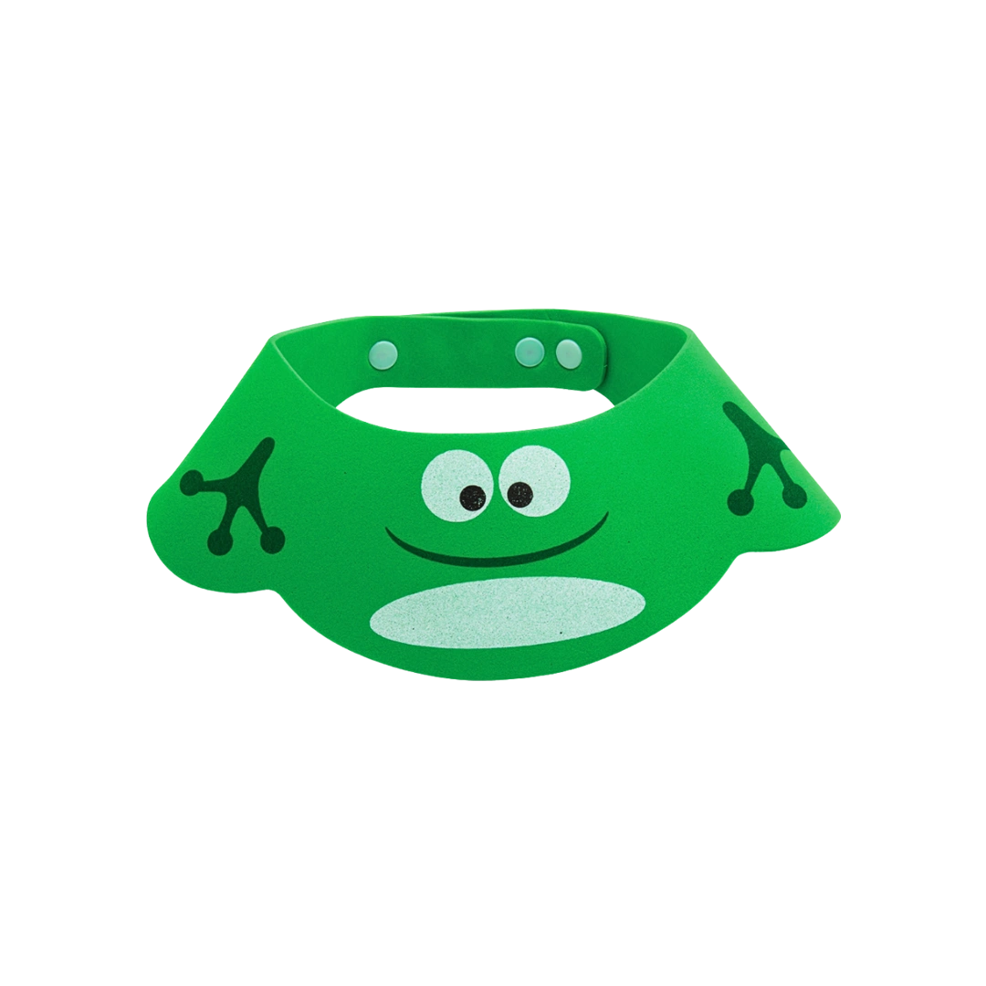 Snookums Baby Shampoo Cap, Green Frog