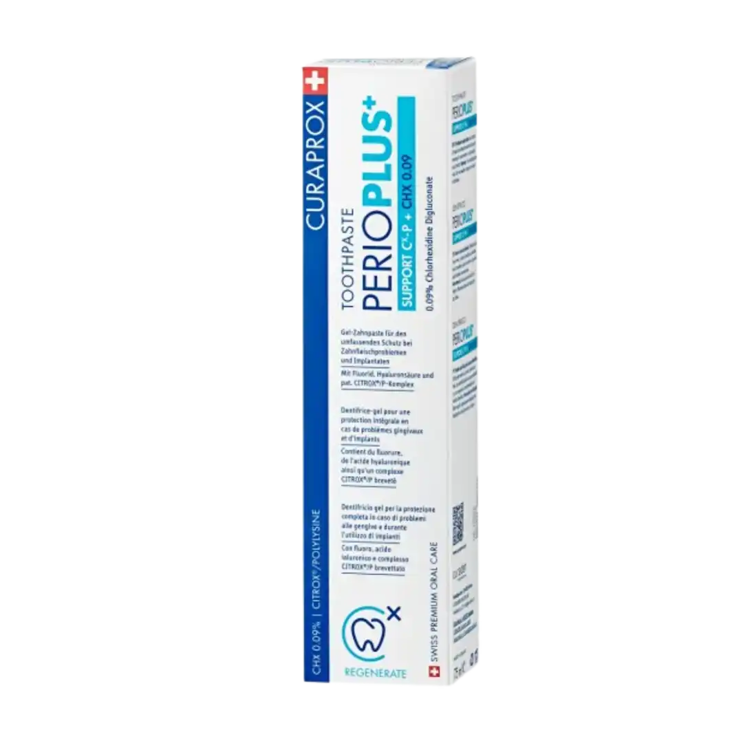 Curaprox PerioPlus+ Support Toothpaste, 75ml