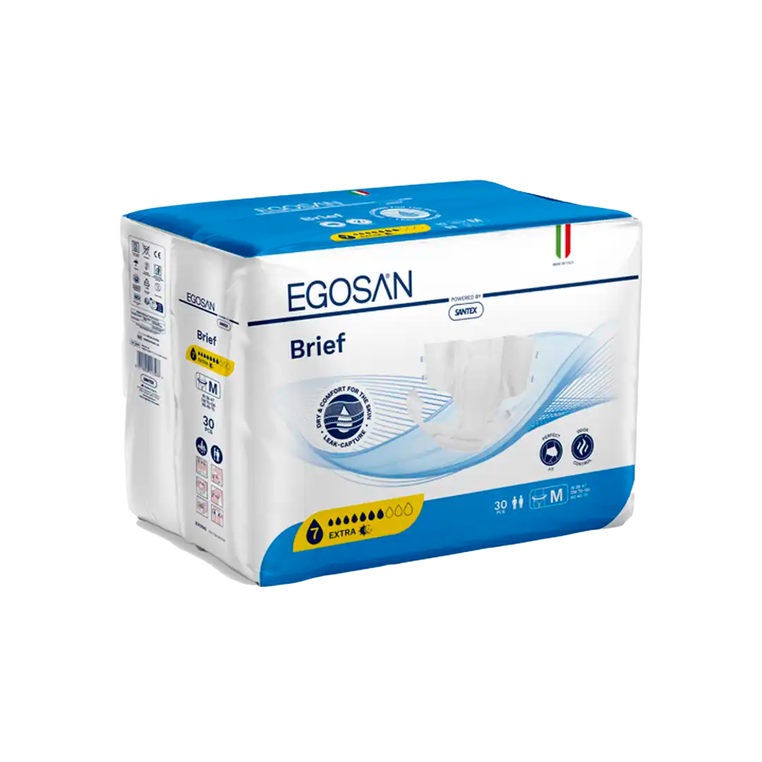 EGOSAN Extra Adult Diaper All-in-one Brief, 30's Assorted