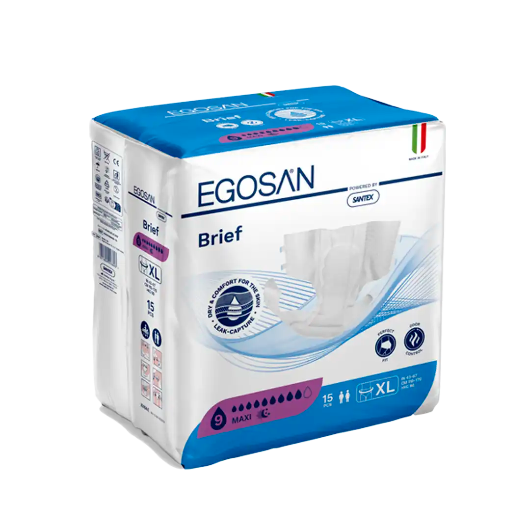 EGOSAN Maxi Adult Diaper All-in-one Brief X-Large, 15's