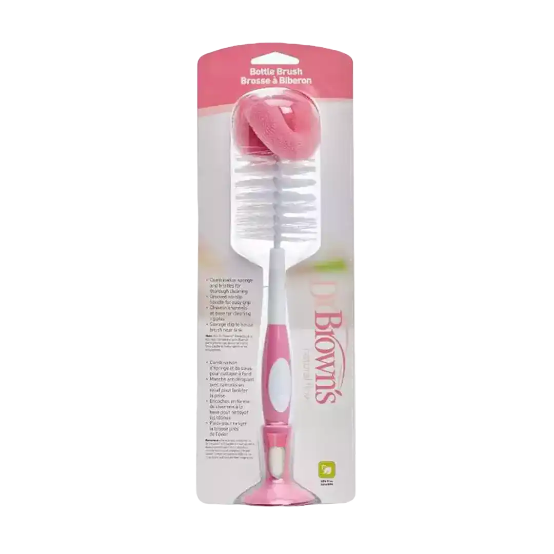 Dr Brown's Bottle Brush, Pink