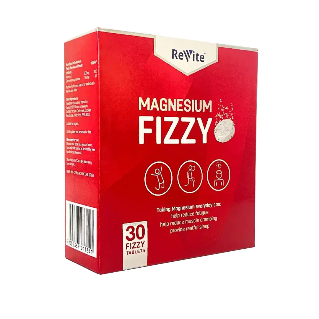 Revite Magnesium Fizzy Tablets, 30's