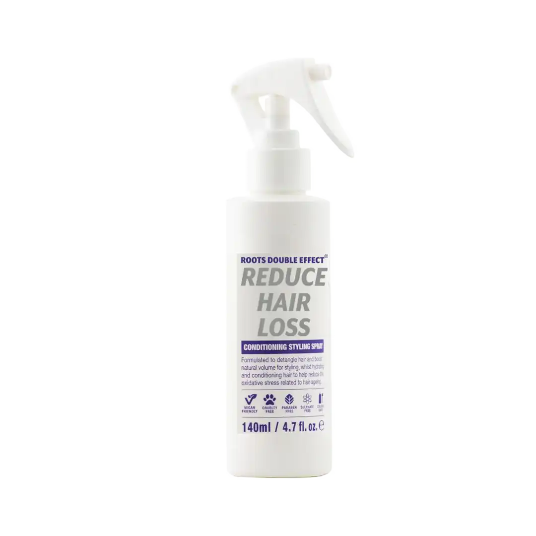 Roots Double Effect Reduce Hair Loss Conditioning Styling Spray, 140ml
