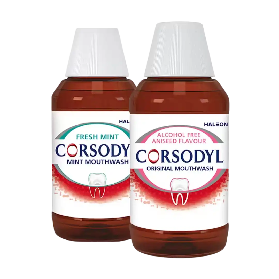 Corsodyl Alcohol Free Mouthwash Mint, 300ml