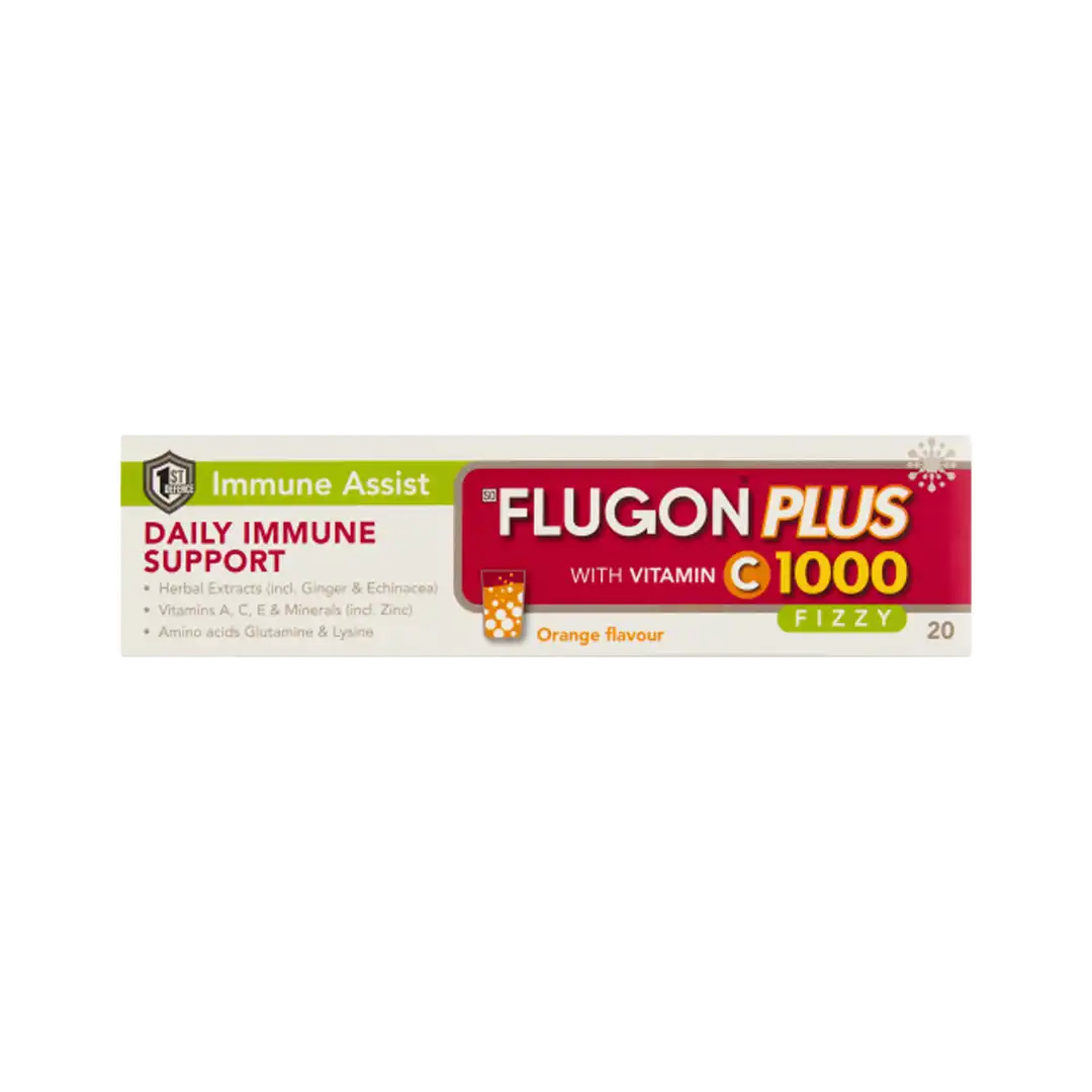 Flugon Plus Effervescent Tablets, 20 Fizzies