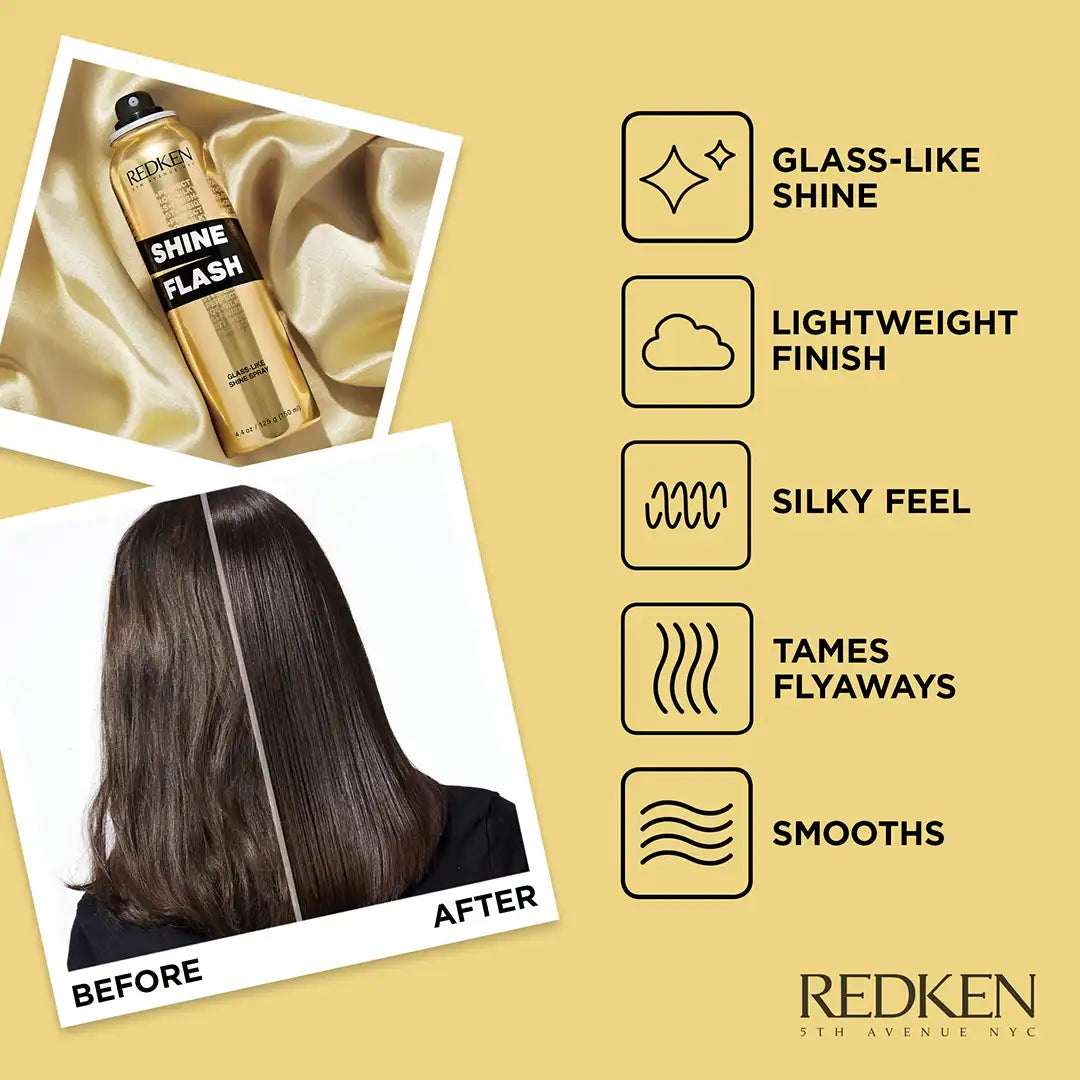 Redken Shine Flash Glass-Like Shine Spray, 150ml