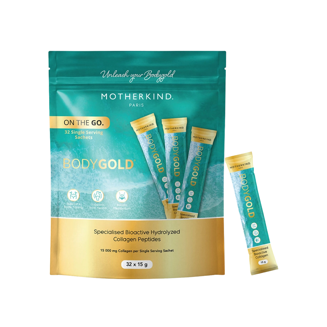 Motherkind BodyGold Single Serving Sachets, 32 x 15g