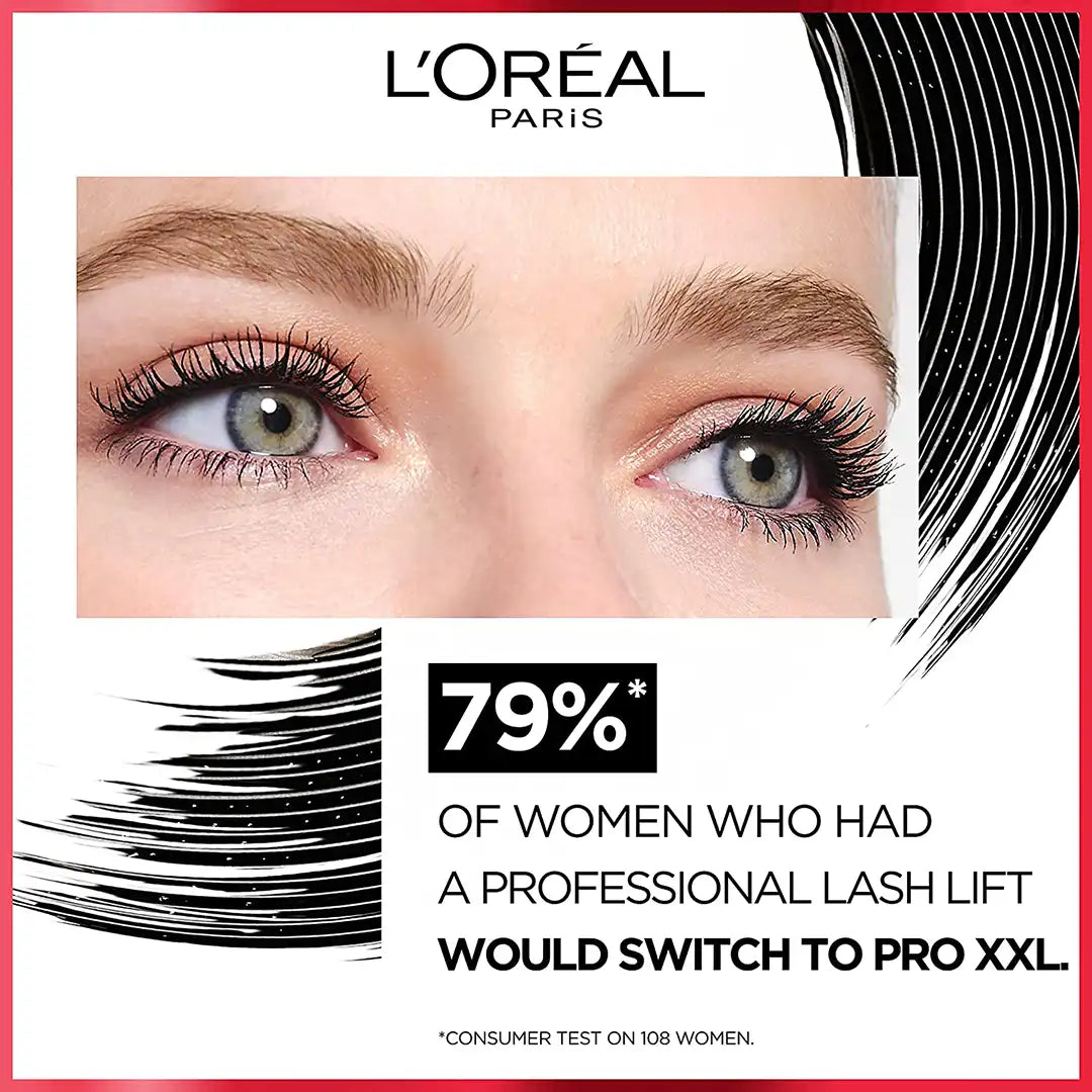L'Oréal Paris Pro XXL Lift Volume Mascara, Black