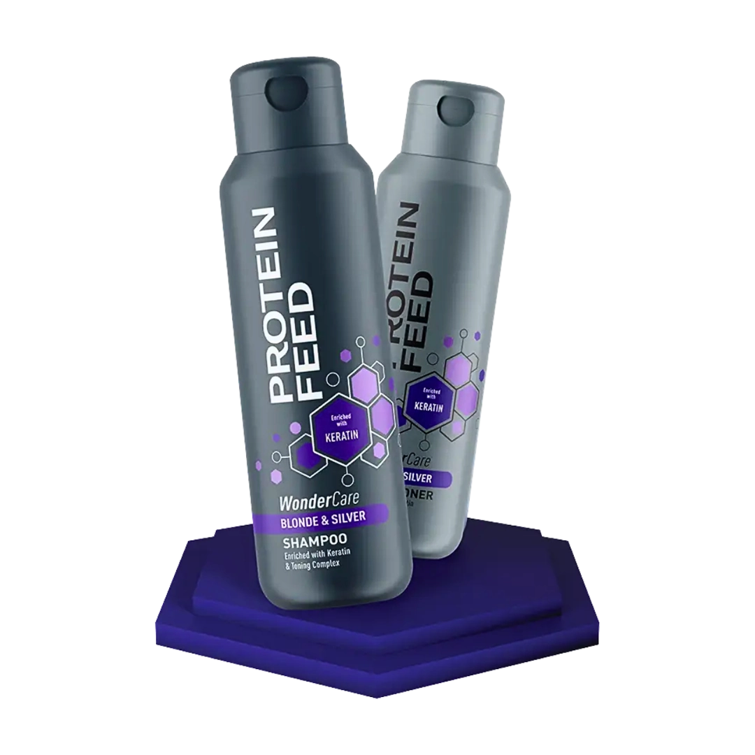 Protein Feed Shampoo and Conditioner Blonde & Silver