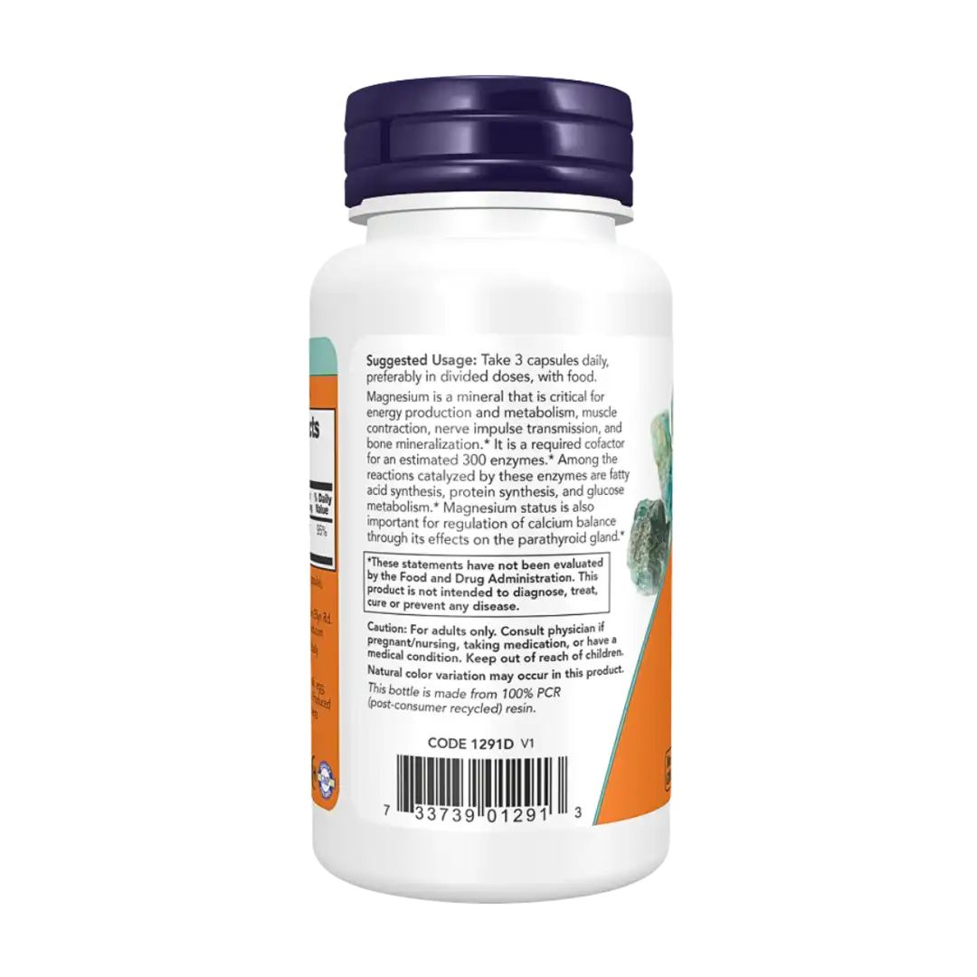 NOW Foods Magnesium Citrate 400mg Tablets, 120's