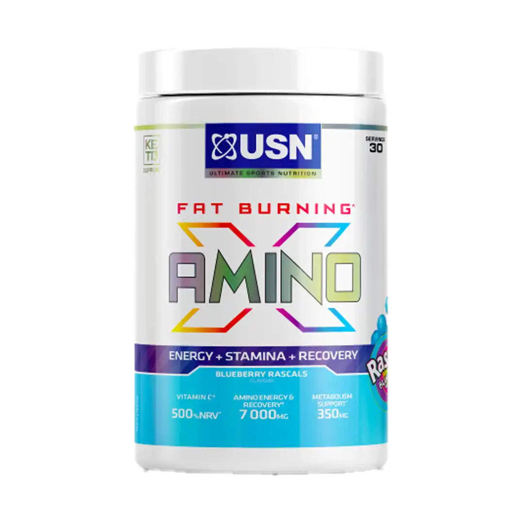 USN Amino X Fat Burn Blueberry Rascal, 300g
