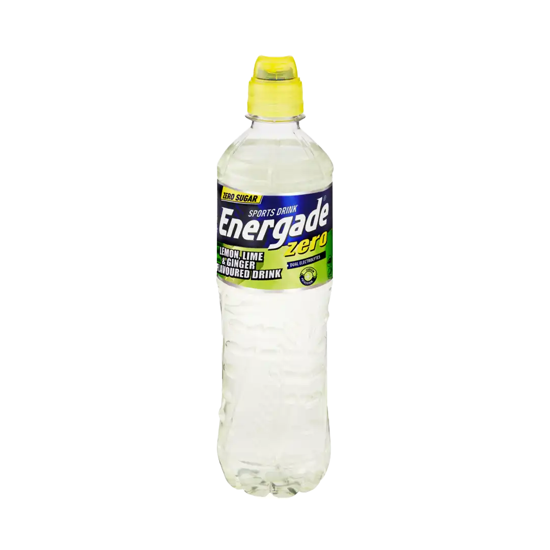 Energade Zero Lemon, Lime & Ginger Flavoured Sports Drink, 500ml