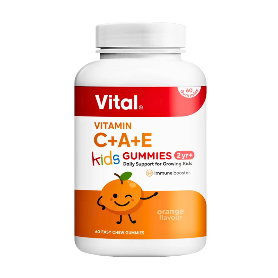 Vital Gummi Vit C, A & E Gummies, 60's