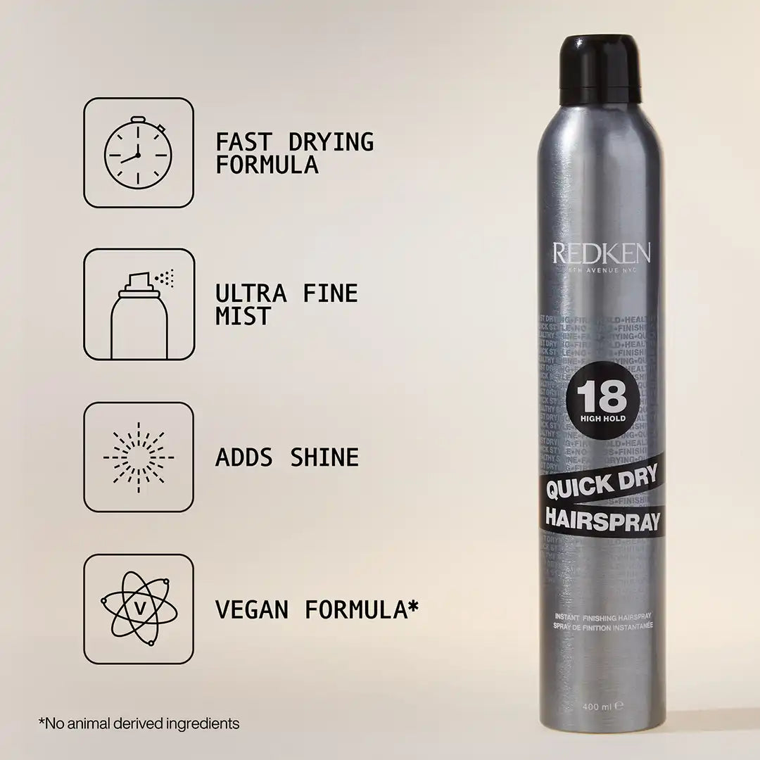 Redken Quick Dry Hairspray, 400ml