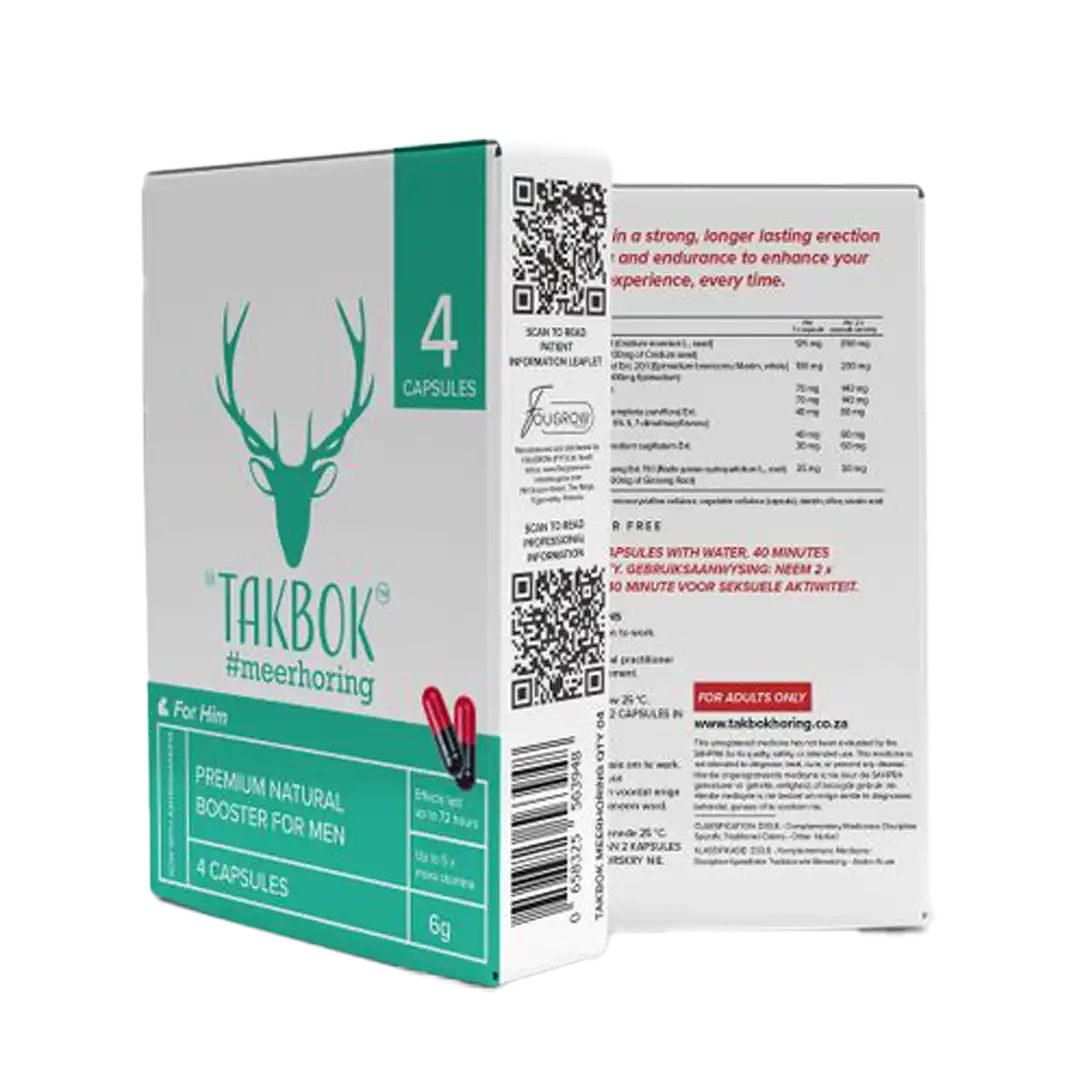 Takbok Meerhoring Capsules, 4's