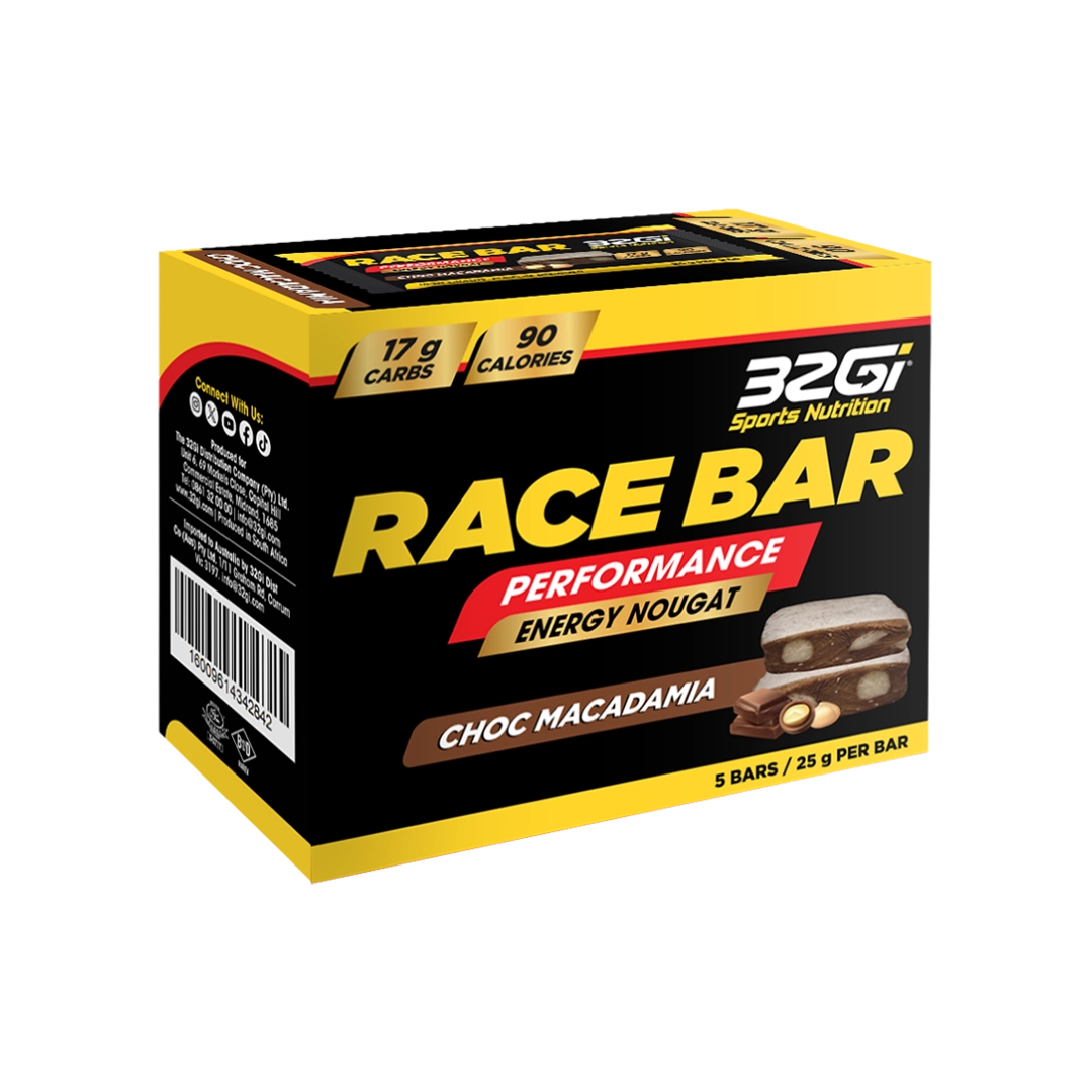 32Gi Race Pro Energy Bars 5 Pack, Assorted