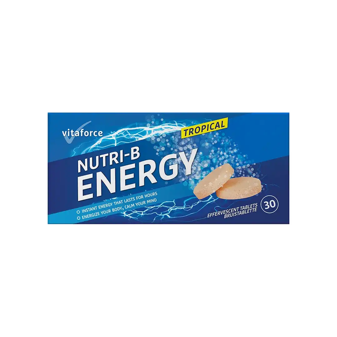 Nutri-B Energy Tropical Effervescent, 30's