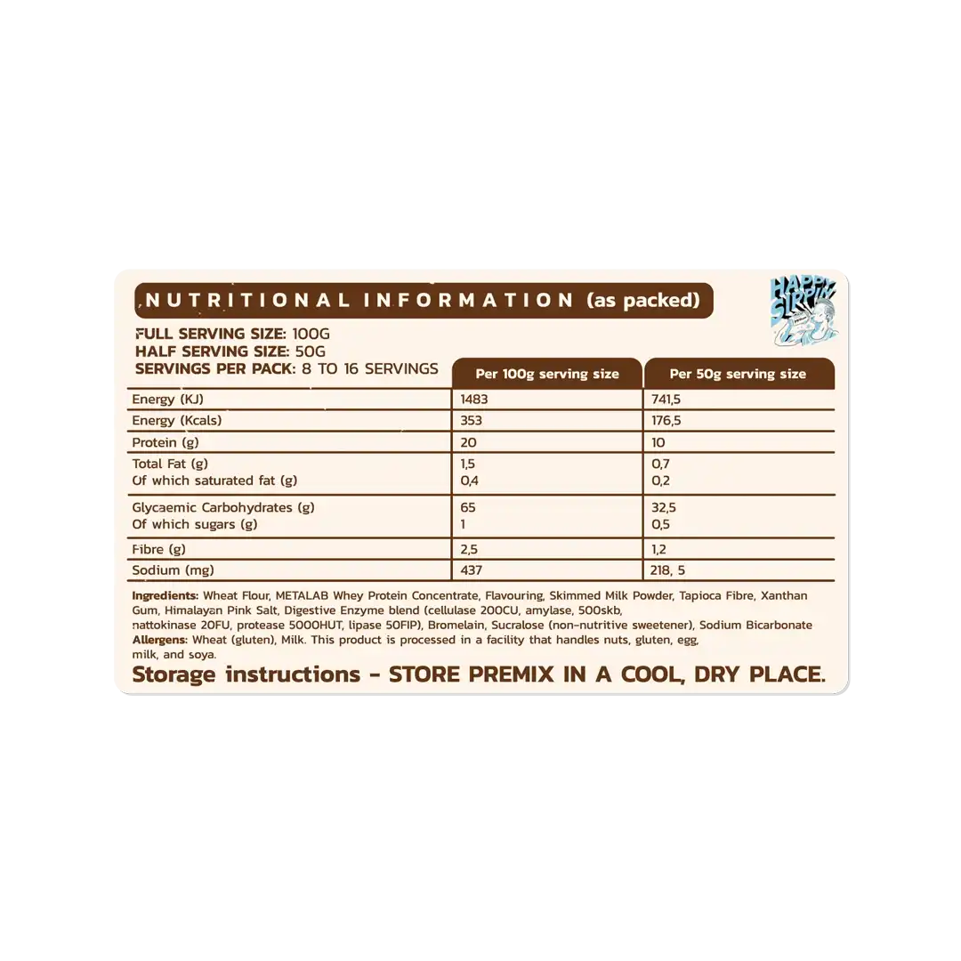 Metalab High Protein Pancake Mix, 16 Servings