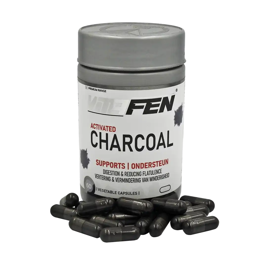 Vitafen Activated Charcoal 260 mg Vegi-Capsules, 60’s