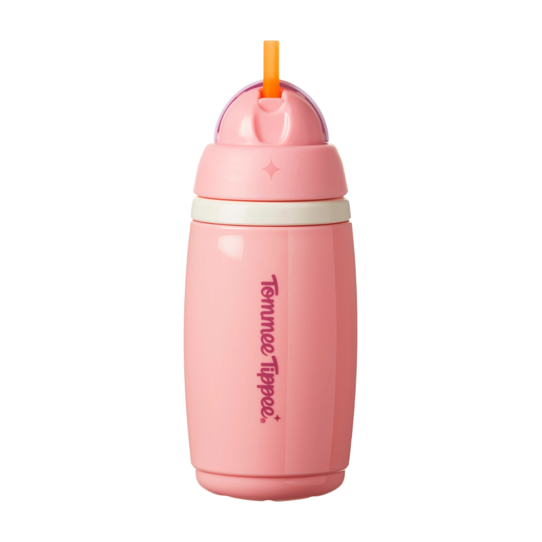 Tommee Tippee Insulated Active Straw Girl, 266ml