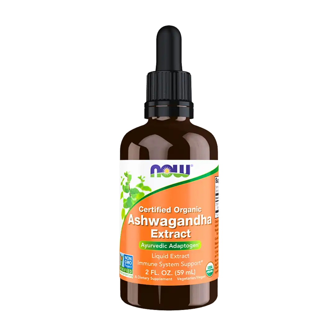 NOW Foods Ashwagandha Extract Liquid Organic, 59ml
