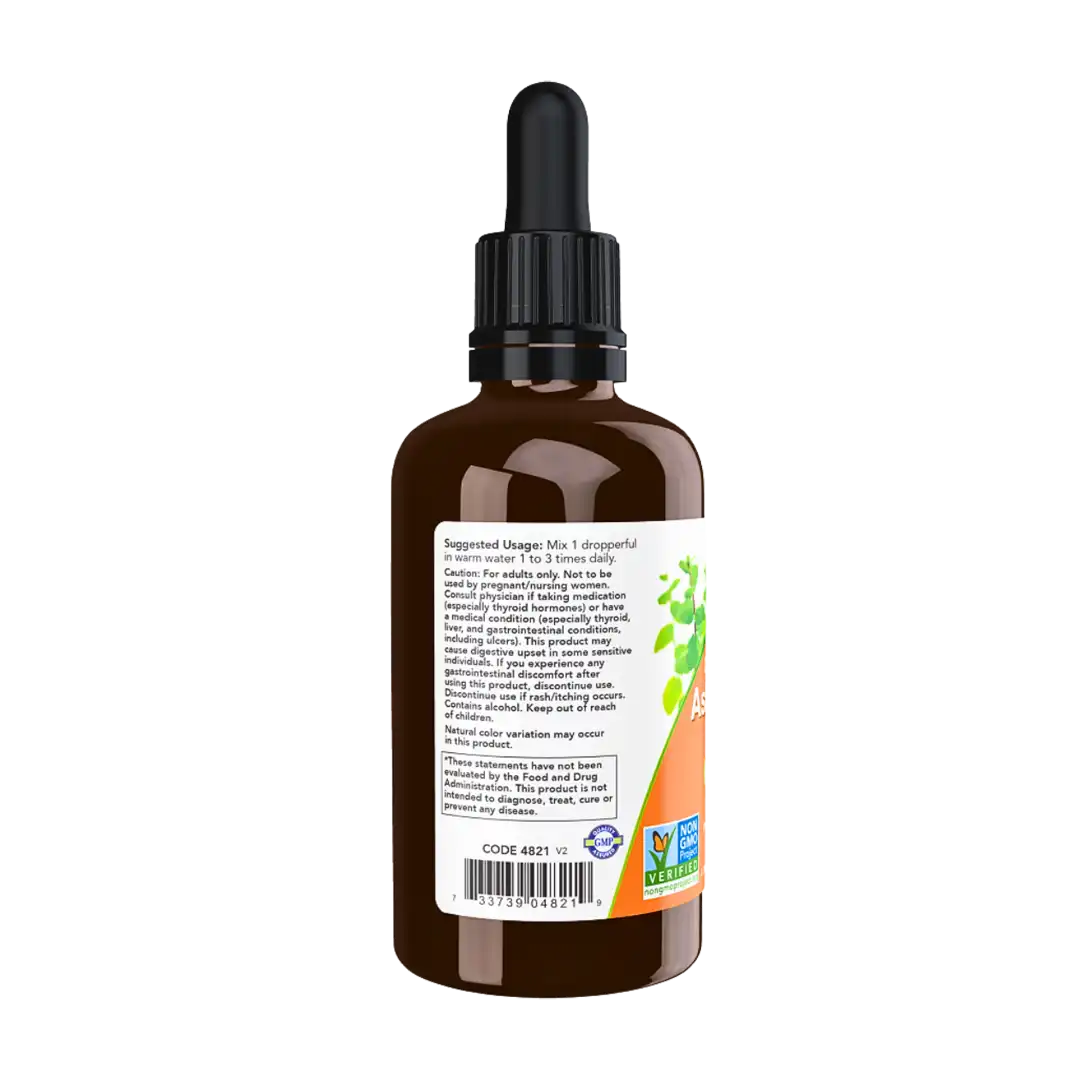 NOW Foods Ashwagandha Extract Liquid Organic, 59ml