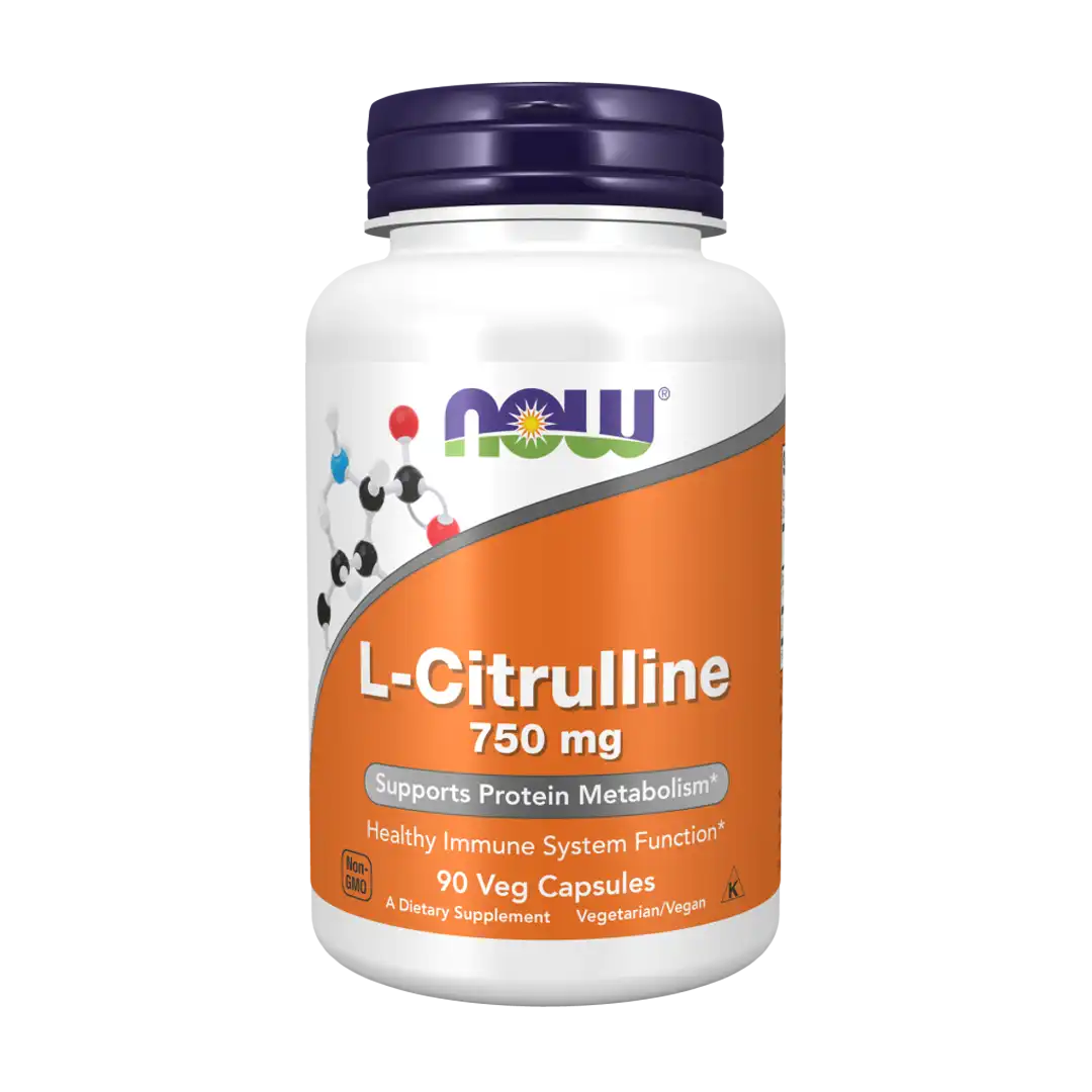 NOW Foods L-Citrulline 750mg Veg Capsules, 90's