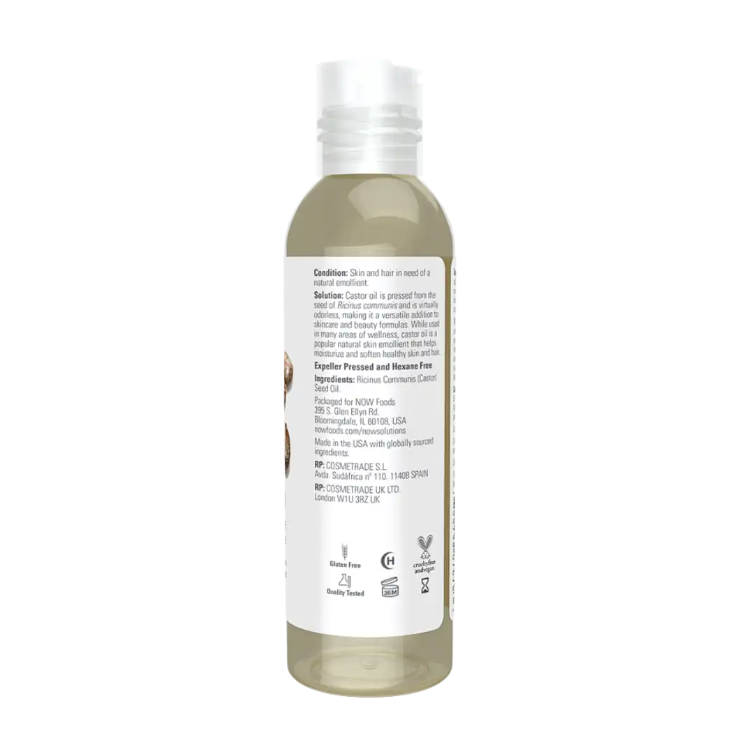 NOW Solutions Castor Oil, 473ml