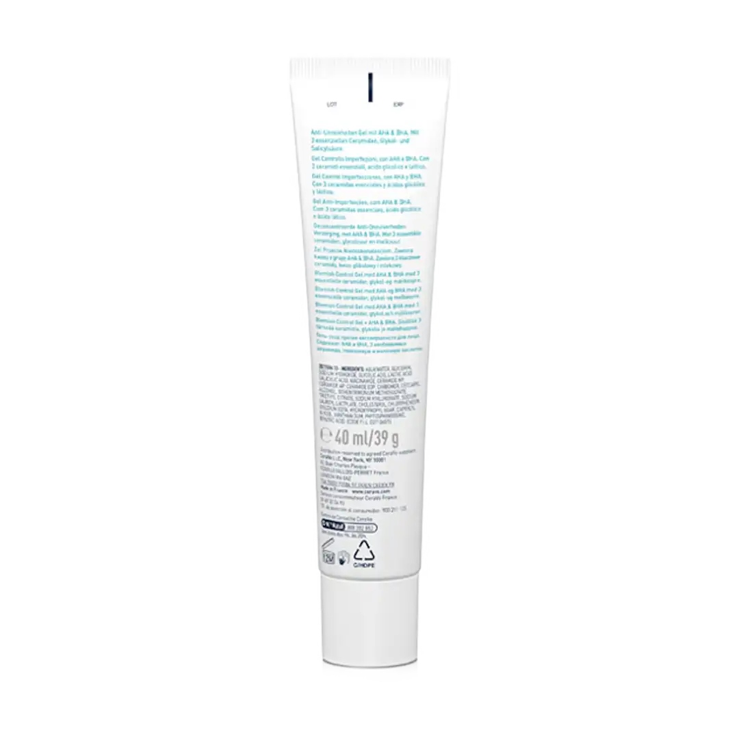CeraVe Blemish Control Gel with AHA and BHA, 40ml