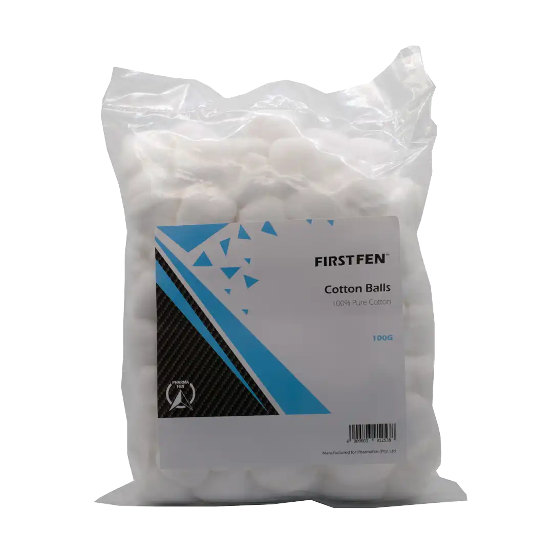Firstfen Cotton Wool balls White, 100's