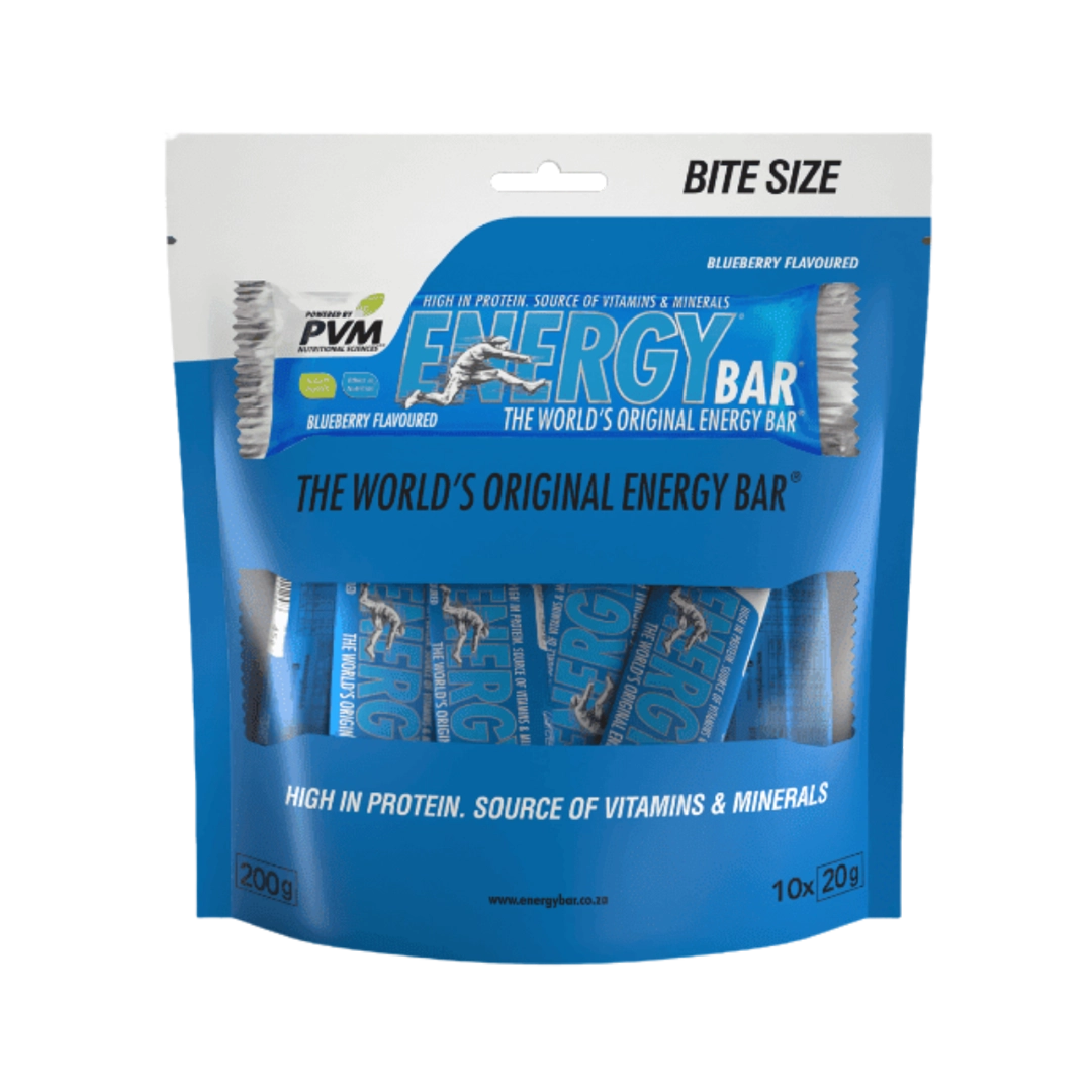 PVM Bite Size Energy Bars 10x20g, Assorted
