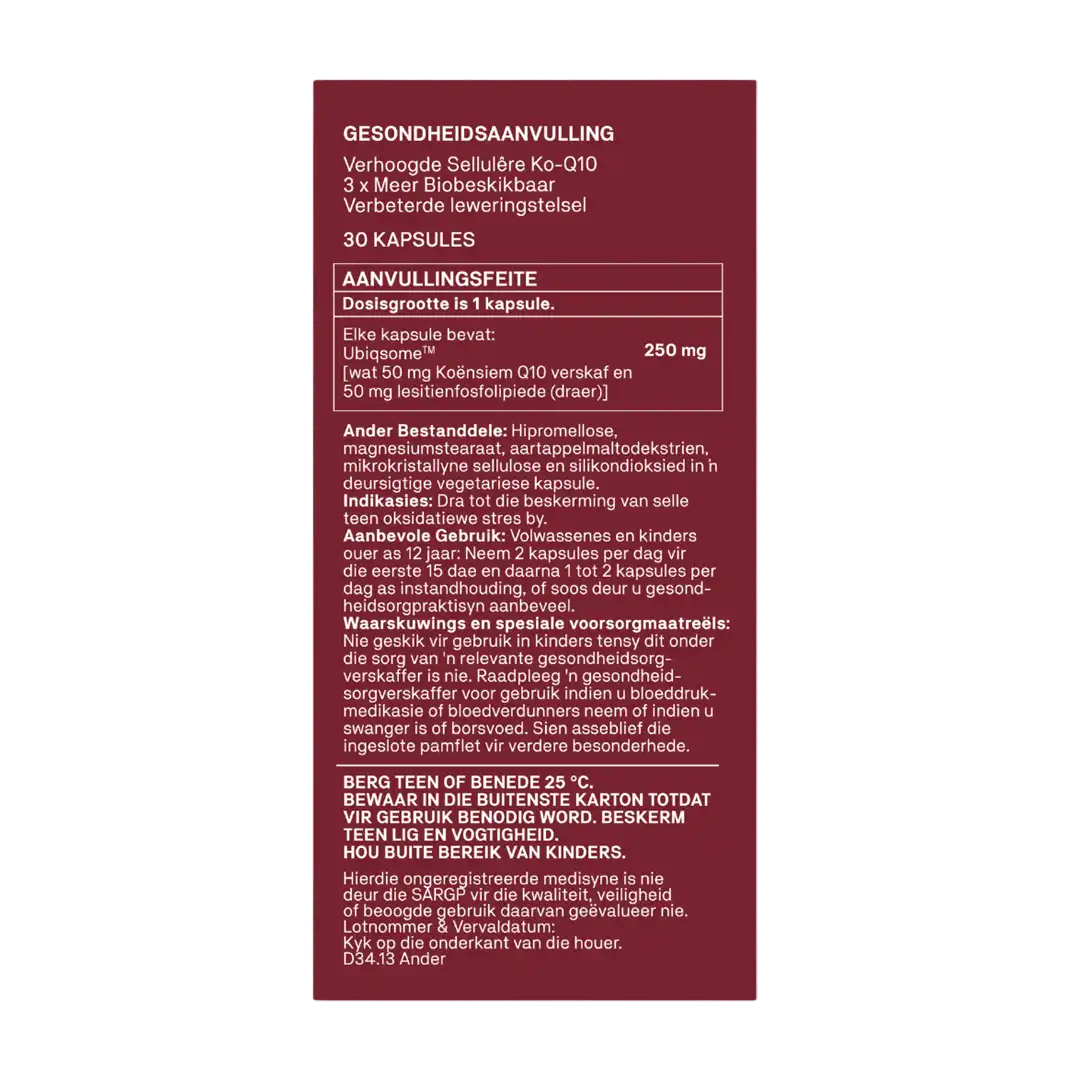 Natroceutics Co-Enzyme Q10 Advanced Capsules, 30's