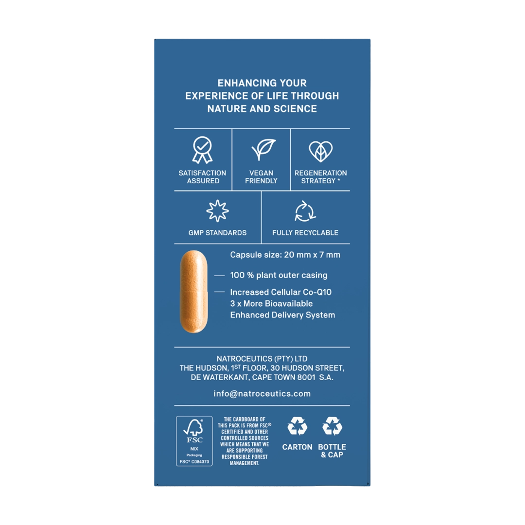 Natroceutics Co-Enzyme Q10 Advanced Capsules, 30's