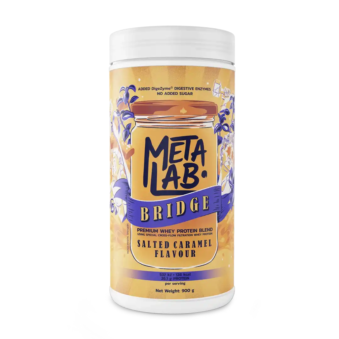 Metalab BRIDGE Premium Whey Protein Blend Salted Caramel, 29 Servings