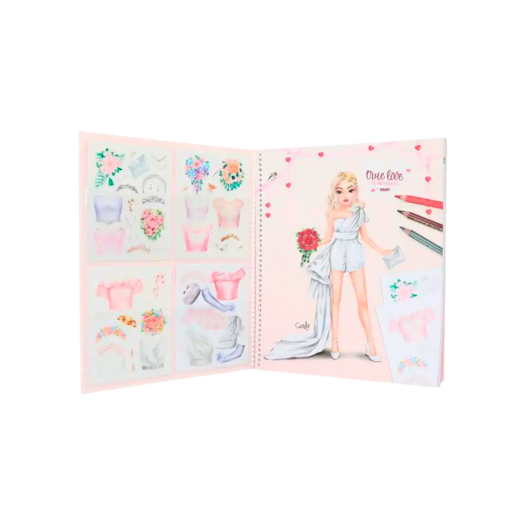 TOPModel Wedding Special Colouring Book