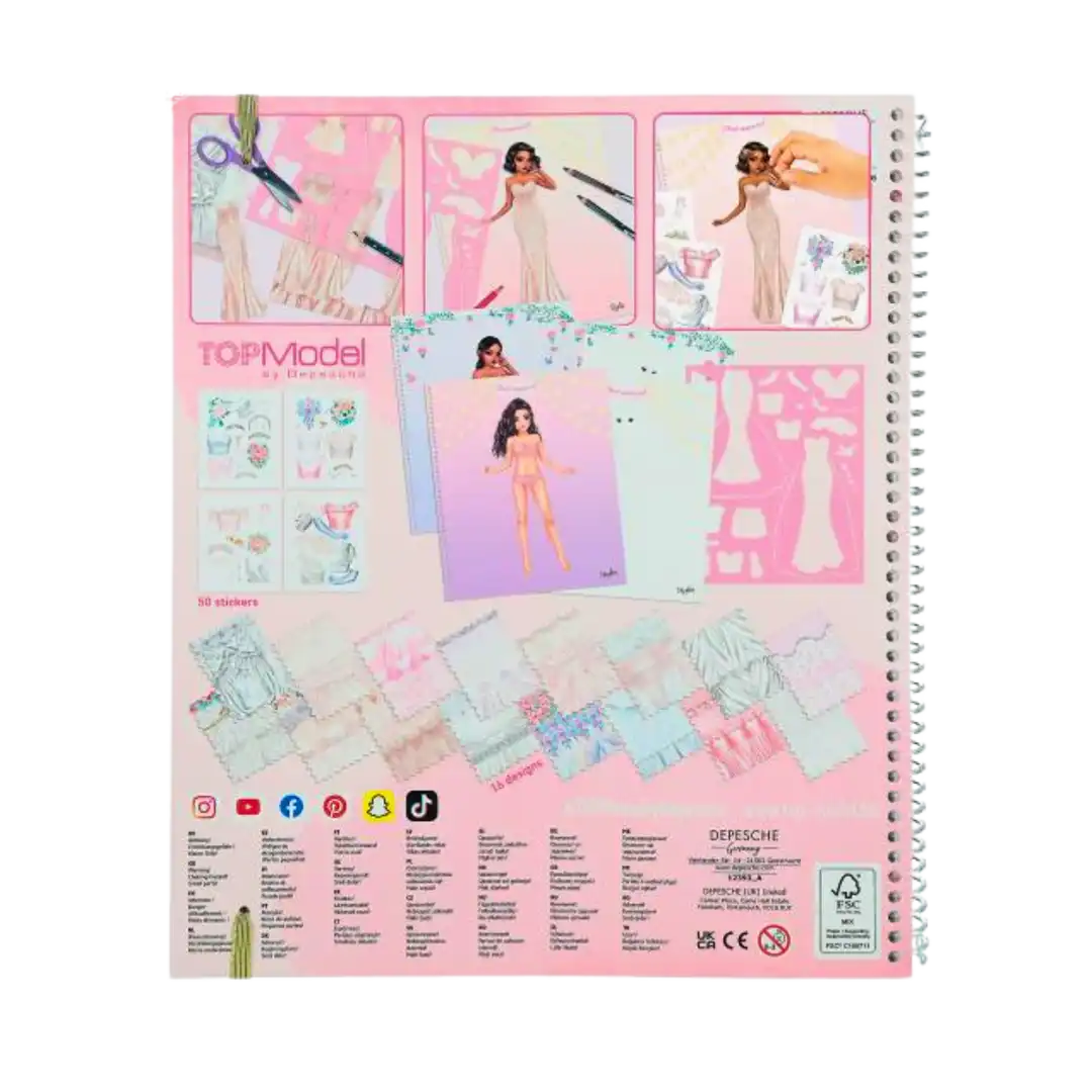 TOPModel Wedding Special Colouring Book