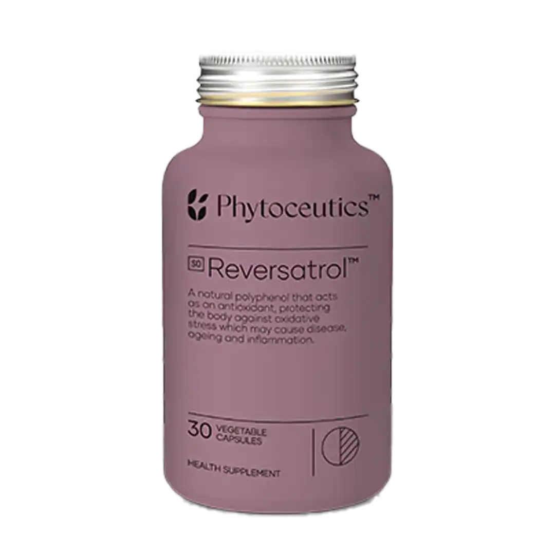 Phytoceutics Reversatrol Vegetable Capsules, 30's