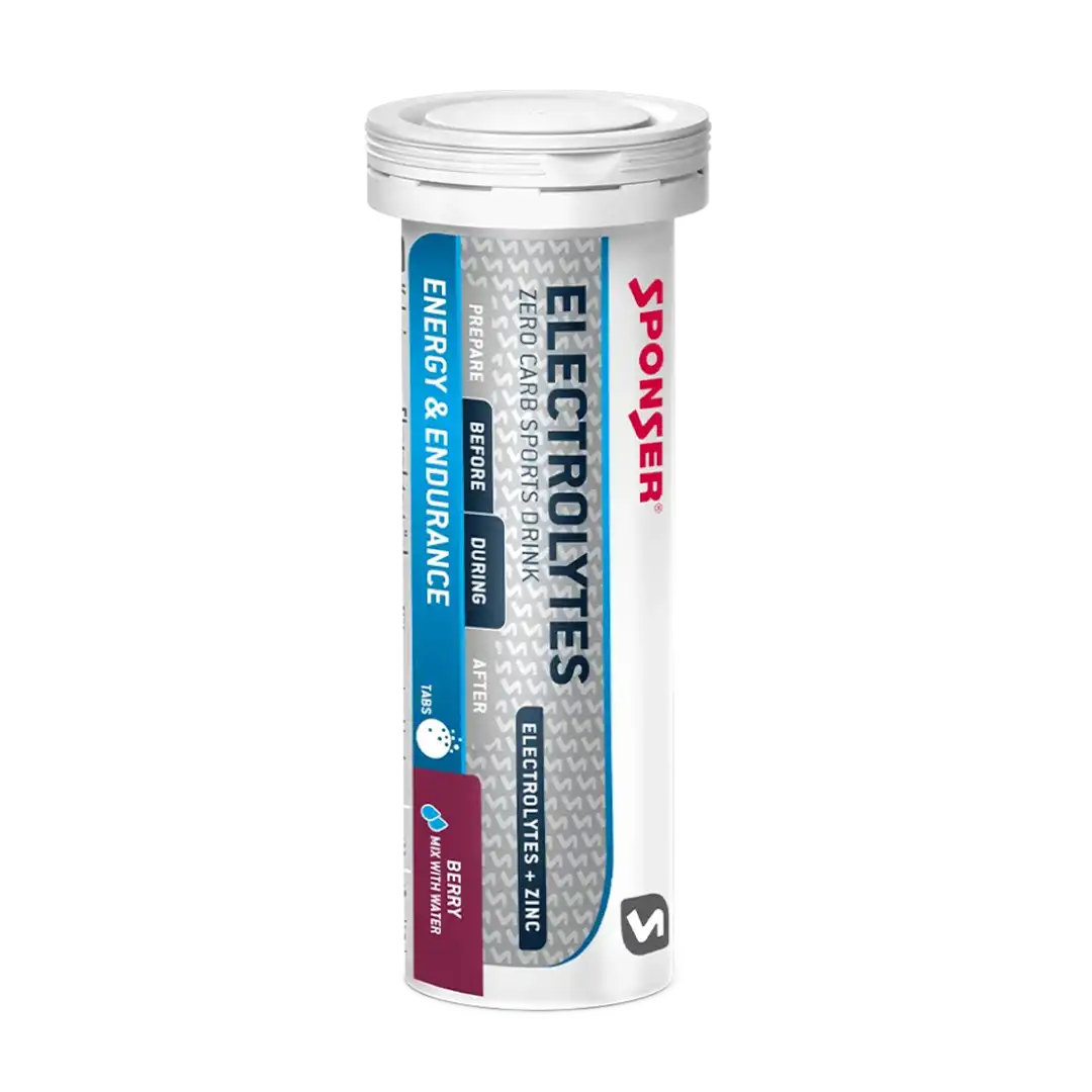 Sponser Electrolytes Effervescent Tablets Berry, 10's