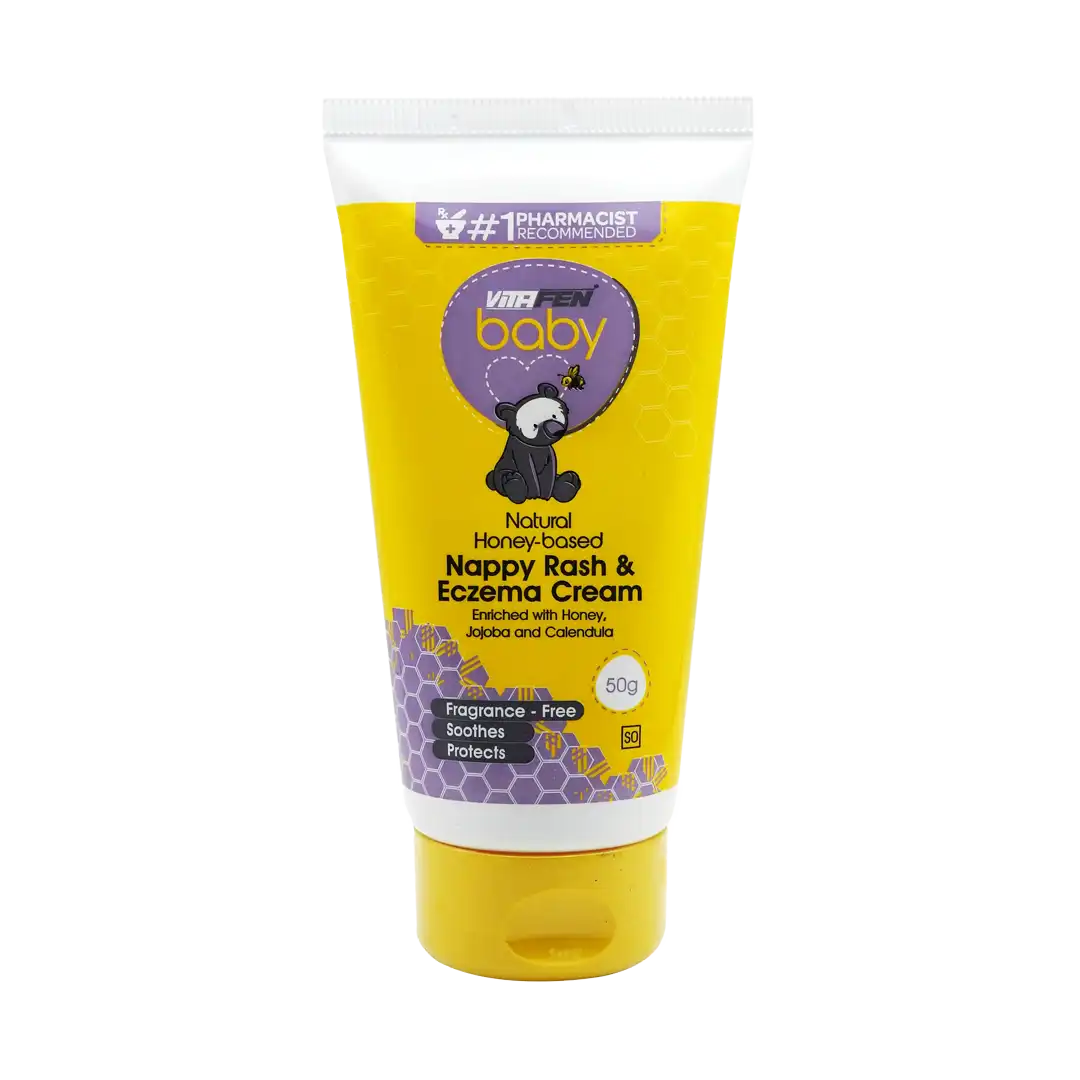 Vitafen Baby Nappy Rash & Eczema Cream, 50g