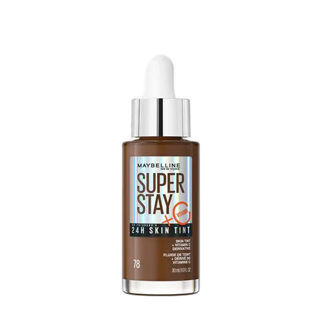 Maybelline SuperStay 24H Skin Tint Foundation with Vitamin C 30ml, Assorted