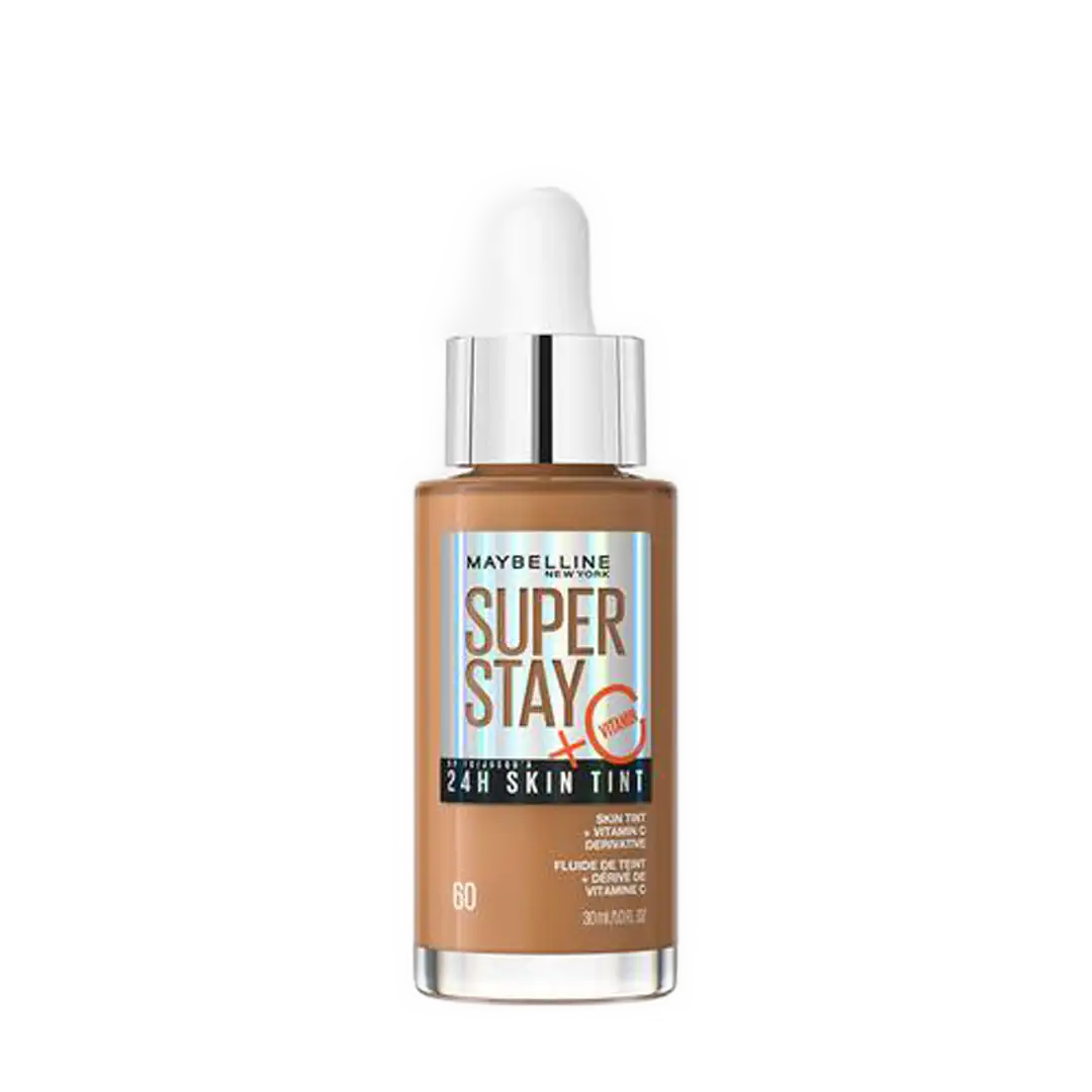 Maybelline SuperStay 24H Skin Tint Foundation with Vitamin C 30ml, Assorted