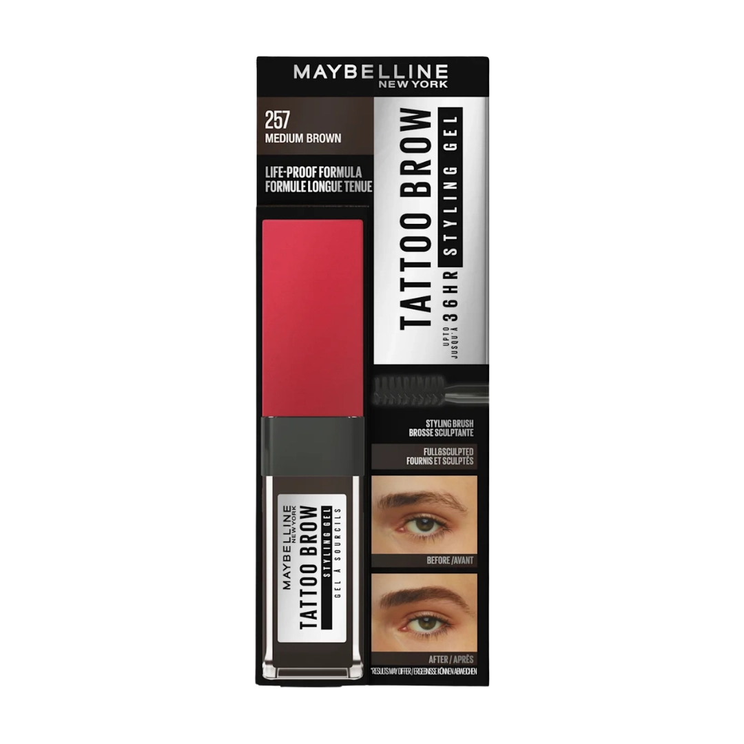 Maybelline Tattoo Studio Brow Styling Gel, Assorted