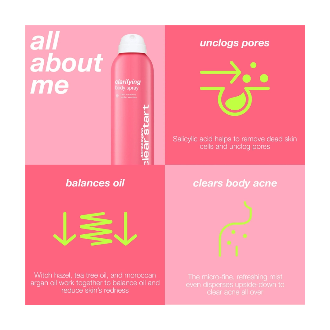 Dermalogica Clear Start Clarifying Body Spray, 177ml