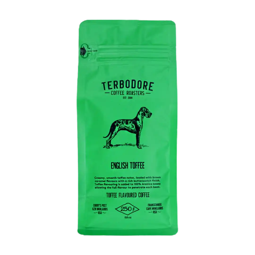 Terbodore English Toffee Coffee Beans, 250g