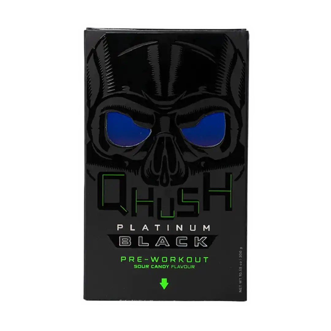 Qhush Platinum Black PreWorkout, 15g