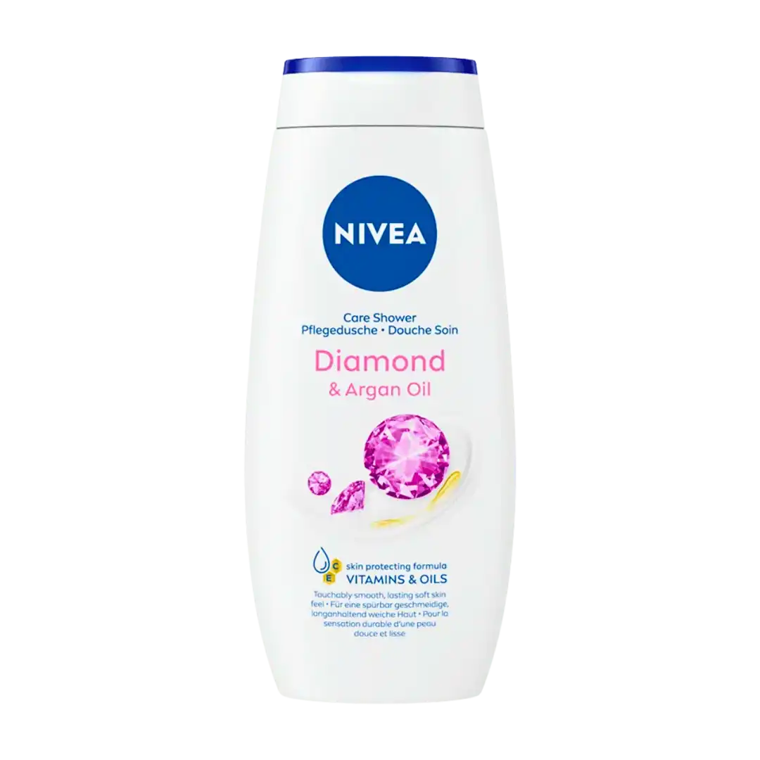 Nivea Diamond & Argan Oil Caring Shower Cream, 500ml