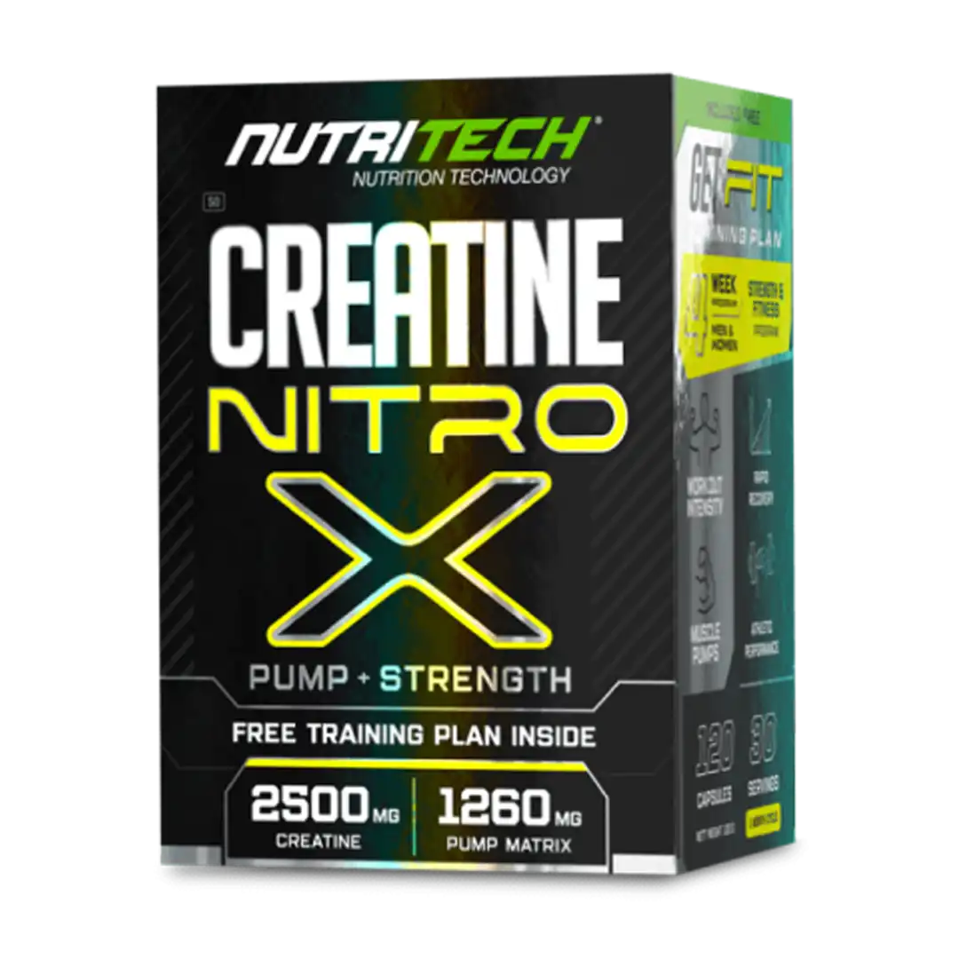 Nutritech Creatine Nitro X Capsules, 120's