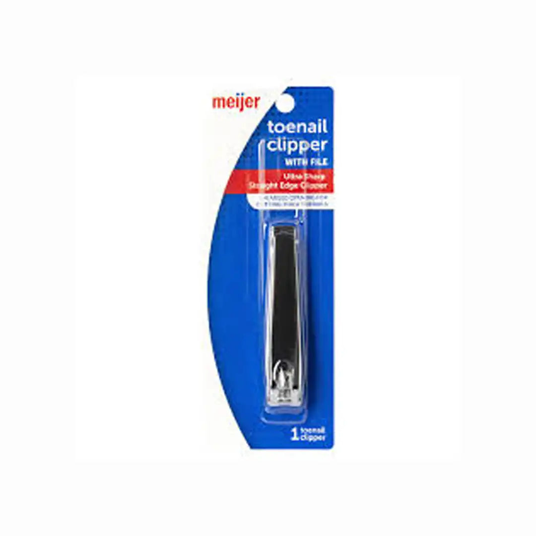 Meijer Straight Edge Toenail Clipper With File