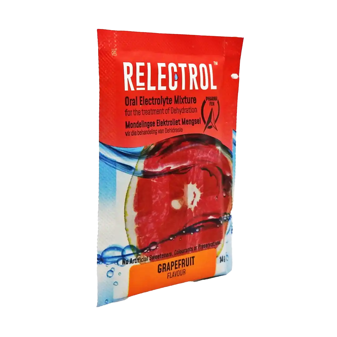Relectrol Oral Electrolyte Mixture Grapefruit Sachet, 14g x 6's